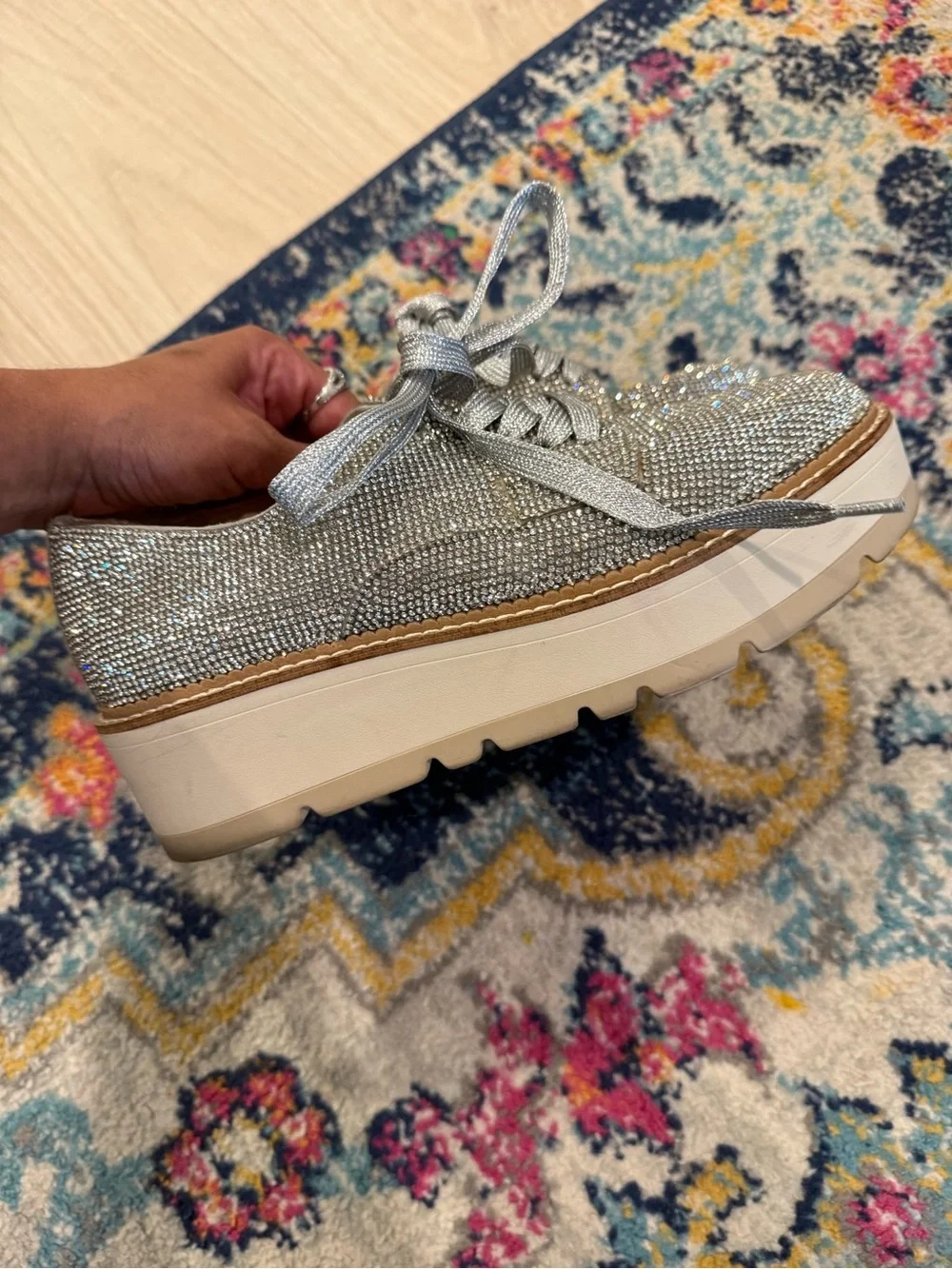 Chelsea & Violet sparkling silver